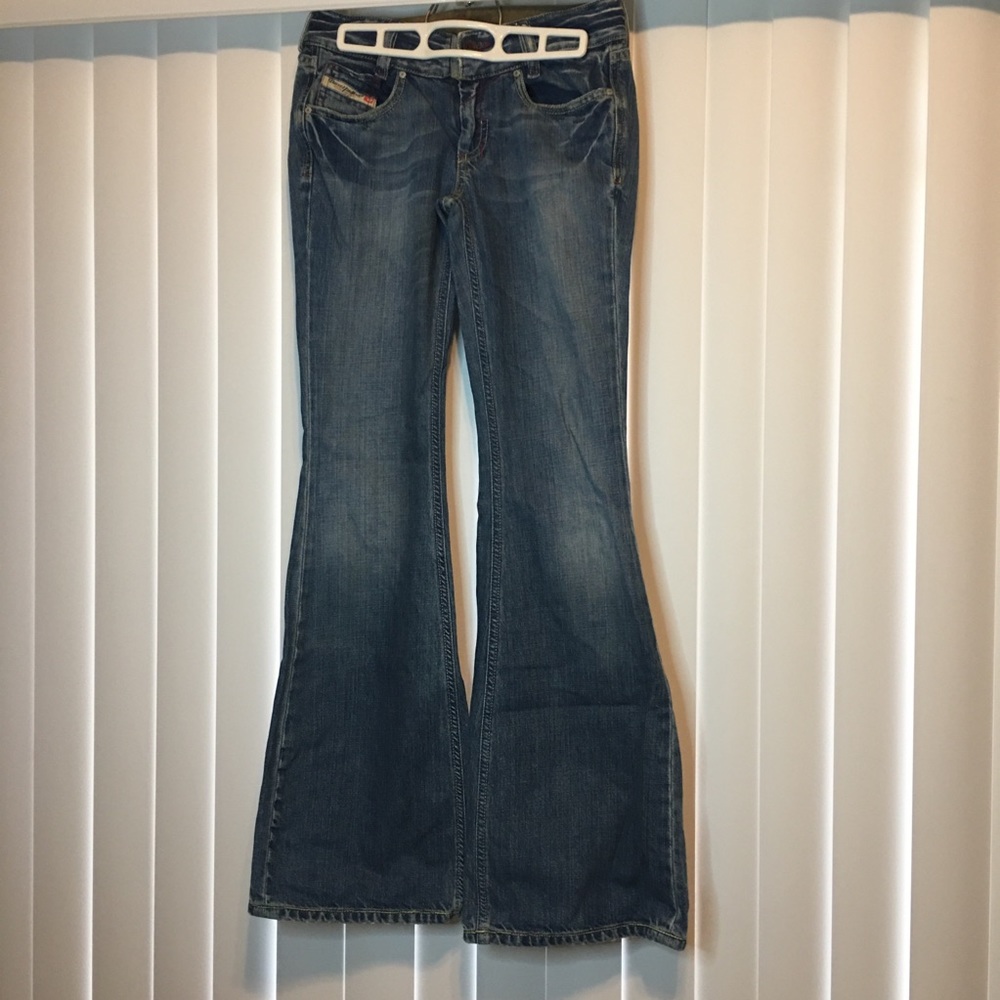 Diesel ladies jeans waist 27 length 32 boot cut bell bottom